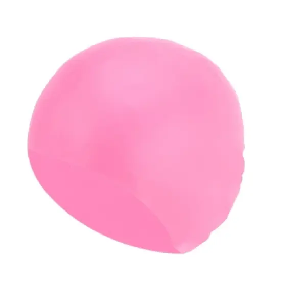 Unique Bargains Silicone Waterproof Solid Swim Cap 1 Pc image {13}