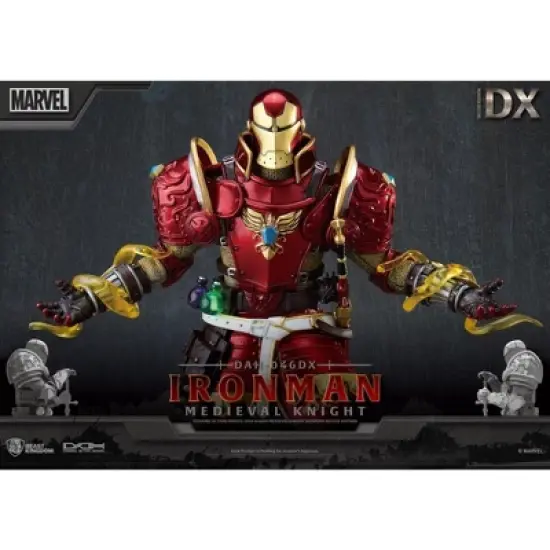 DAH-046DX Medieval Knight Iron Man Deluxe Version Dynamic 8ction Heroes | Marvel | Beast Kingdom Action figures image {2}