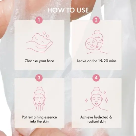 ESW Beauty The Pink Dream Moisturizing Raw Juice Sheet Mask image {5}