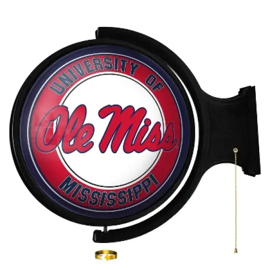 University Original Round Rotating Lighted Wall Sign image {65}