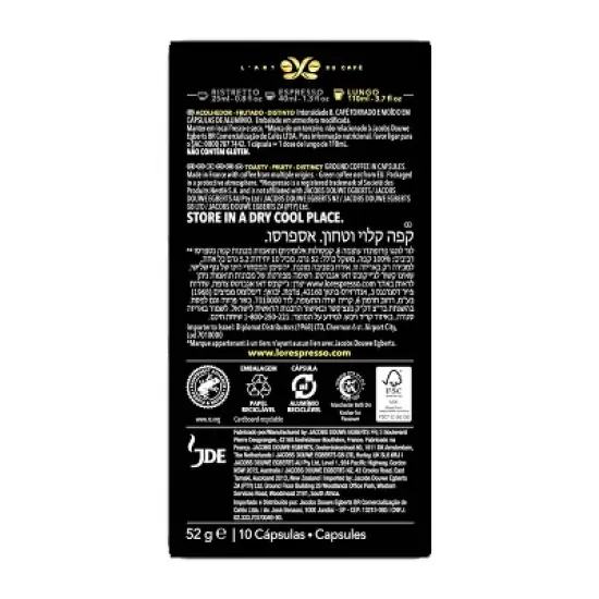 L'OR Profondo Lungo Espresso Capsules - 50ct image {5}