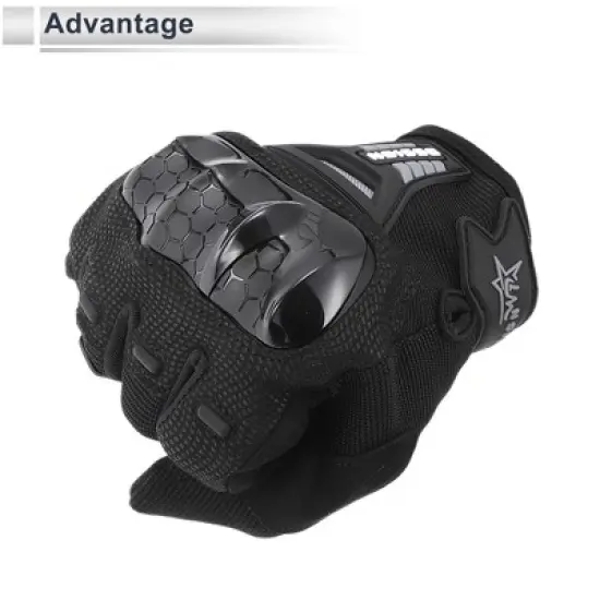 Unique Bargains Motorcycle Gloves for Spring Summer 1 Pair image {4}