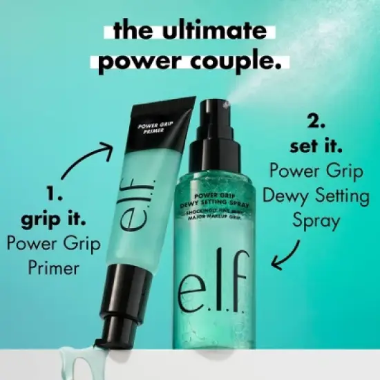 e.l.f. Power Grip Dewy Setting Spray - 2.7 fl oz image {7}