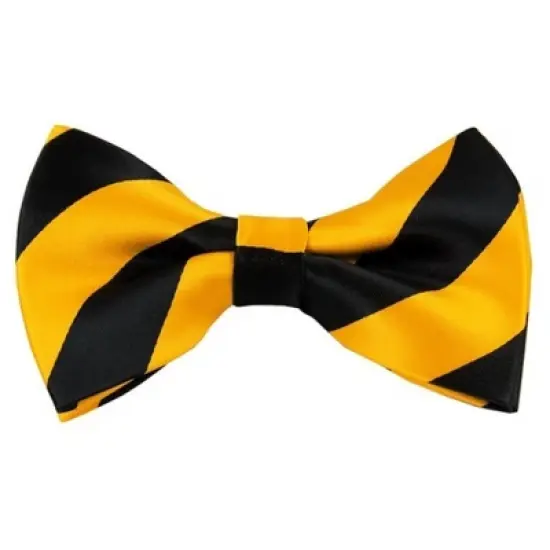 Men's 2.75 W And 4.75 L Inch With Pre-Tied College Stripe Bowtie image {21}