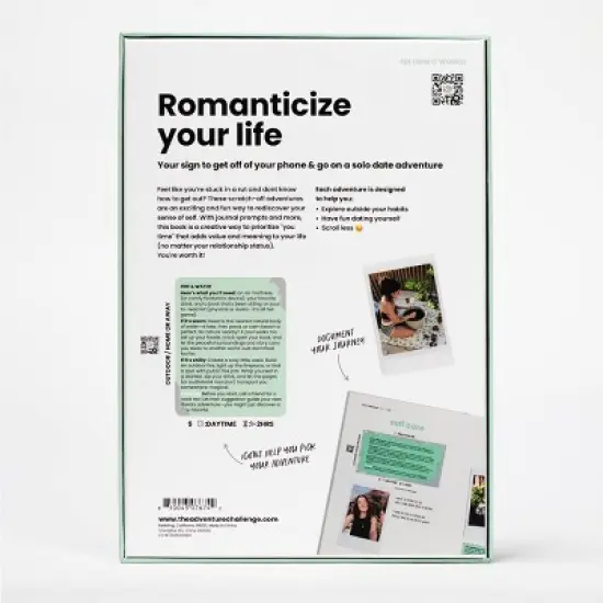 The Adventure Challenge Solo Edition Board Game: Social Skills, 40-80 Min Playtime, Includes Book, Party Game image {1}