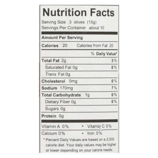 Divina - Organic - Greek Mixed Olives - Case of 6 - 10.2 oz image {1}