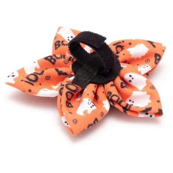 The Worthy Dog Spooky Flower - Adjustable Pet Collar Accessory image {1}