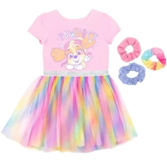 PAW Patrol Skye Tulle Dress and Scrunchies Pink  image {8}
