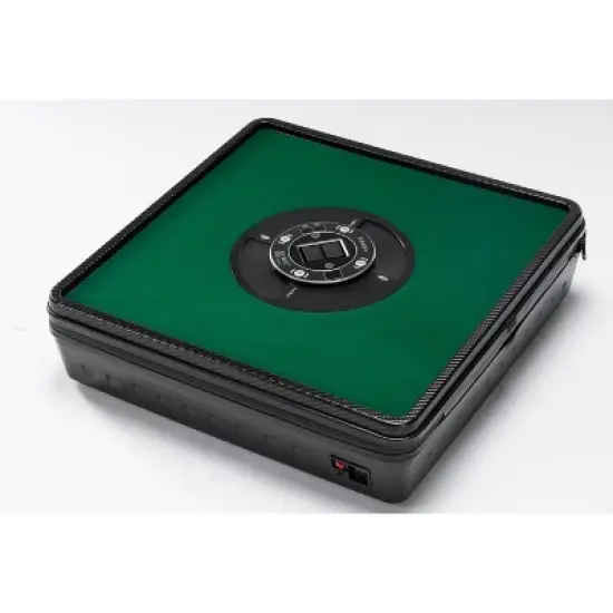 Racxily Portable Automatic Mahjong Machine w/ 144 Magnetic Tiles &ndash; Foldable Design for Easy Storage, Auto Shuffling, Indoor & Outdoor Use image {6}