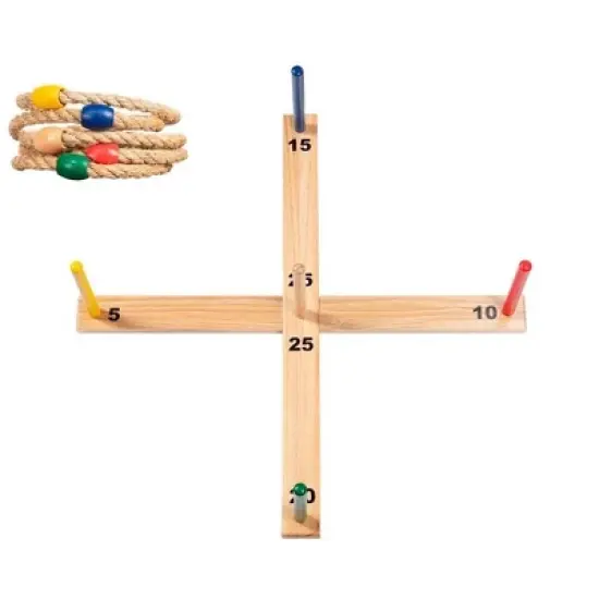 Monoprice Large Ring Toss Game - Easy Assembly, Perfect For Tailgating, Camping, Bbqs, Backyards, and Beaches - Pure Outdoor Collection image {2}