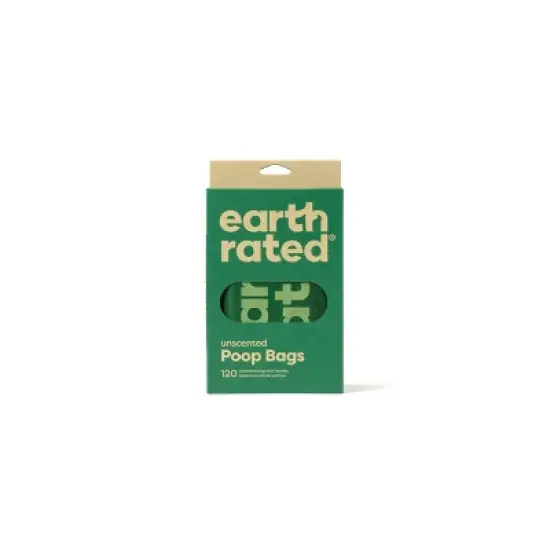Earth Rated Unscented Handle Dog Waste Disposal Bags - 120ct image {6}