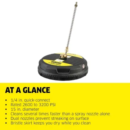 Karcher 15" Surface Cleaner Pressure Washer Surface Cleaner image {1}
