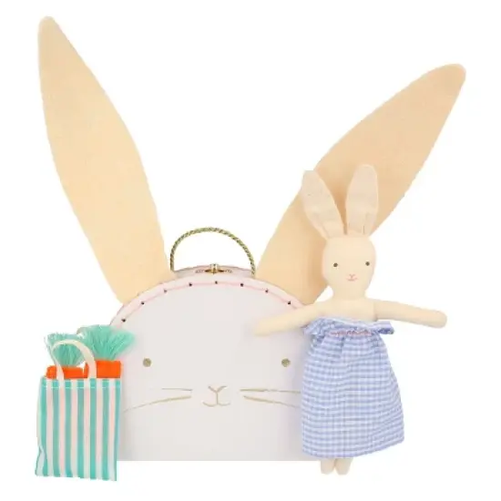 Meri Meri Bunny Mini Suitcase Doll (Pack of 1) image {6}