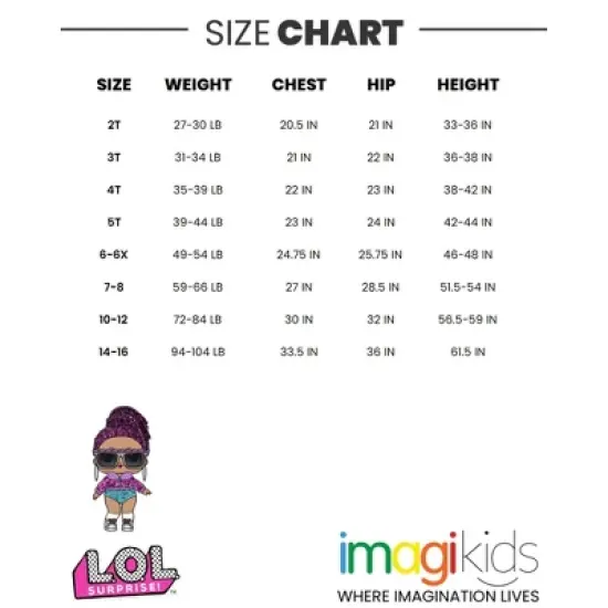 L.O.L. Surprise! Girls Graphic T-Shirt and Bike Shorts Set Toddler to Big Kid image {6}
