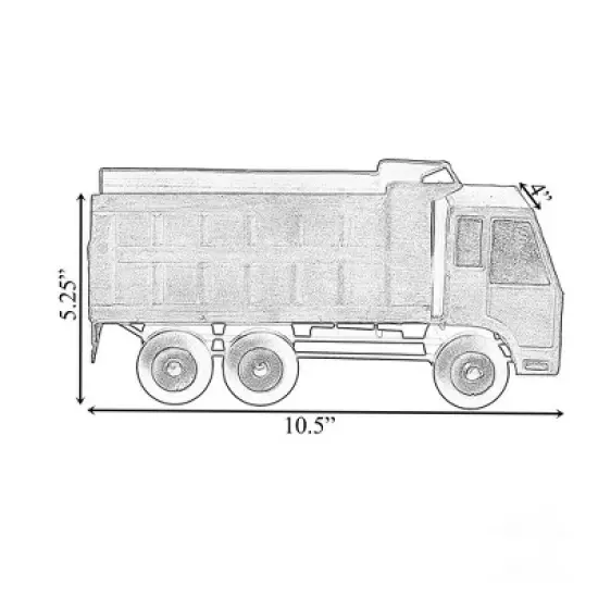 Vintiquewise Decorative Rustic Metal Yellow Single Bottle Truck Wine Holder for Tabletop or Countertop image {3}