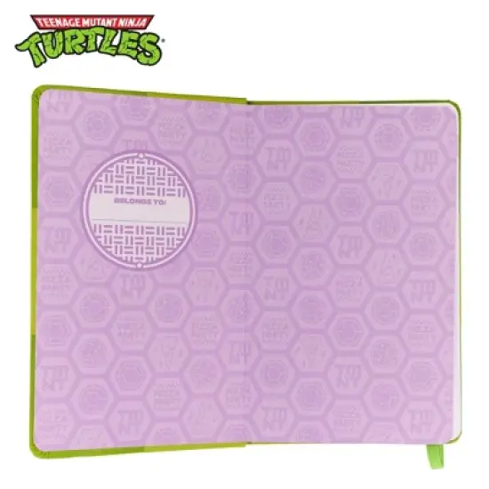 Inkology, LLC Teenage Mutant Ninja Turtles 80-Page Vegan Leather Notebook | 5 x 8 Inches image {2}
