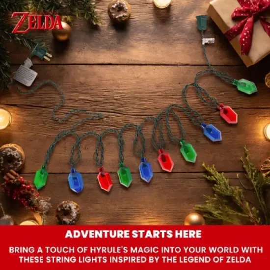 The Legend of Zelda Rupee String Lights image {2}