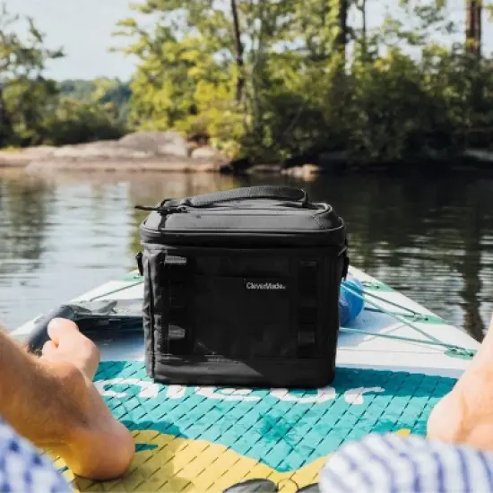 CleverMade Pacifica Pro 5qt Cooler Bag - Midnight/Charcoal image {3}