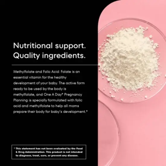 One A Day Pregnancy Planning Vitamin Tablet - 60ct image {6}