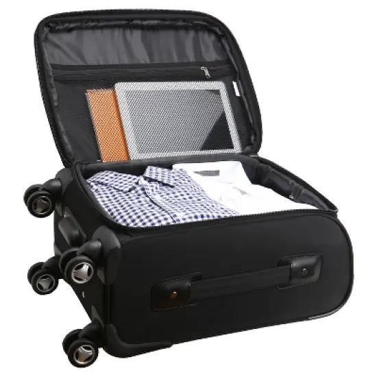 NCAA Michigan Wolverines 21" Spinner Wheels Carry On Suitcase image {1}