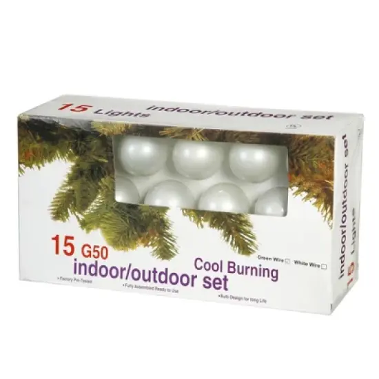 Vickerman Light Satin G50 Christmas light set image {4}