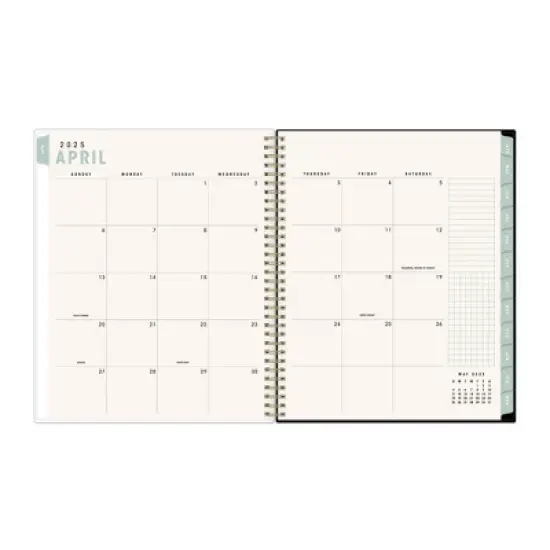 Blue Sky Brook Gossen Planner 8.5"x11" Weekly/Monthly Wirebound (15 Month) Happy Daisies Undated image {5}