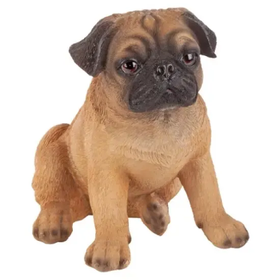 Design Toscano Pug Puppy Partner Collectible Dog Statue image {1}