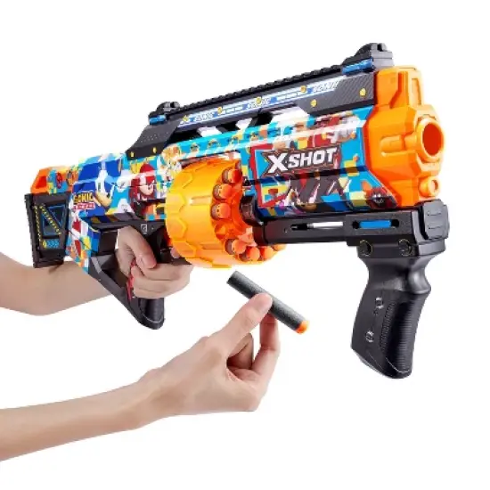 XSHOT Skins Sonic Last Stand Toy Dart Blaster by ZURU: ABS Material, Manual Power, Dart Blasters. image {4}