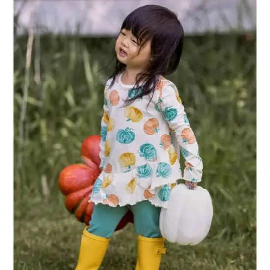 Burt's Bees Baby&reg; Grateful Pumpkins Tunic & Ribbed Leggings Set image {2}