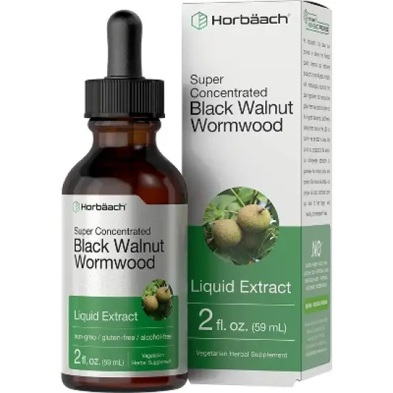 Horbaach Black Walnut Wormwood Liquid Extract | 2 fl oz image {3}