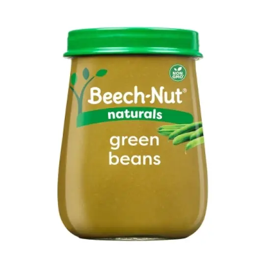 Beech-Nut Non-GMO Naturals Green Beans Baby Food Jar - 4oz image {11}