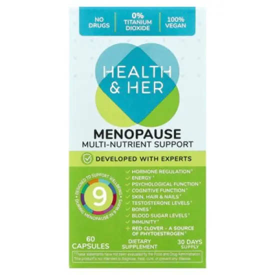 Health and Her Menopause, Multi-Nutrient Suppport, 60 Capsules image {4}