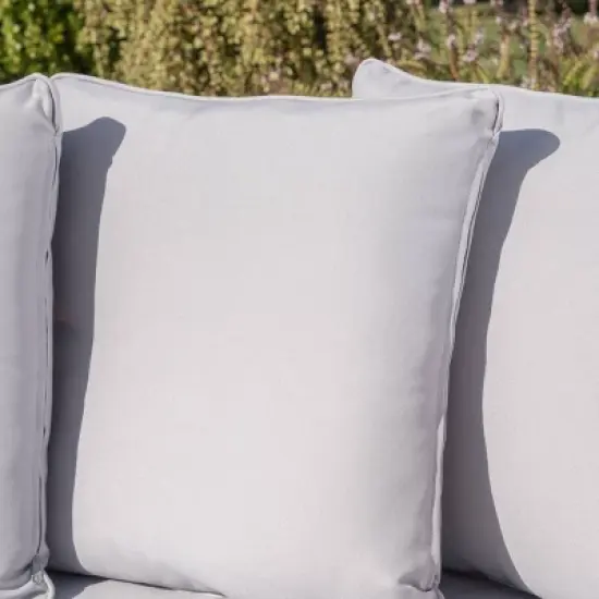 Ottavio Acacia Wood Outdoor Patio Daybed - Gray - Christopher Knight Home image {4}