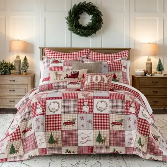 Home For Christmas Bedspread Set - Levtex Home image {6}