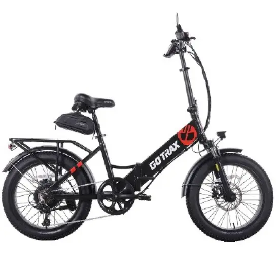 GOTRAX Adult F2V2 20" Step Through Electric Folding Bike image {3}