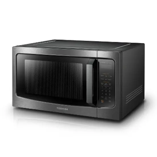 Toshiba 1.6-cu ft 1250-Watt Countertop Microwave Oven with Inverter Technology and Smart Sensor image {9}