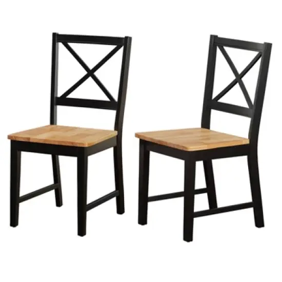 Set of 2 Virginia Crossback Dining Chairs - Buylateral image {5}