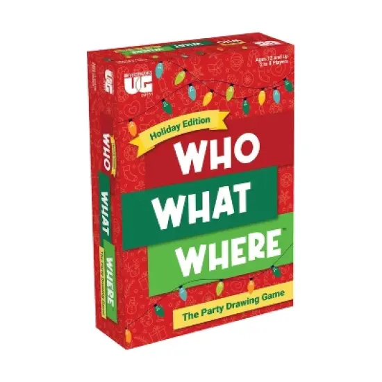 University Games Who What Where: The Party Drawing Game - Holiday Edition image {2}