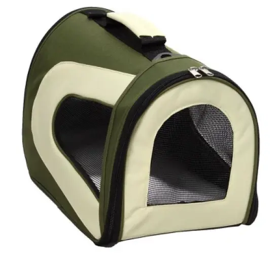 Cesicia Folding Zippered Sporty Mesh Pet Carrier image {6}