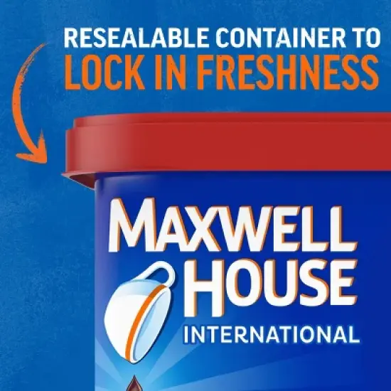 Maxwell House International Vanilla Cafe Medium Roast Beverage Mix - 8.4 oz. image {5}