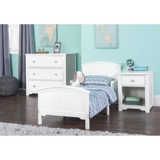Child Craft Forever Eclectic Hampton Toddler Bed - Matte White image {3}