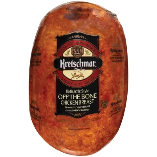 Kretschmar Rotisserie Style Off the Bone Chicken Breast - Deli Fresh Sliced - price per lb image {2}