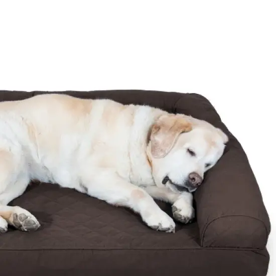 FurHaven Quilted Full Support Sofa Dog Bed image {5}