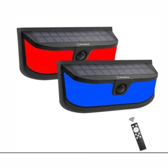 Westinghouse 1200 Lumen Solar LED Motion Activated Color Changing Wall Lights with Remote &ndash; 2-Pack image {11}