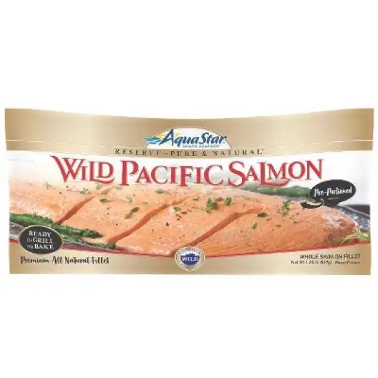 Aqua Star Frozen Wild Pacific Salmon - 20oz image {3}