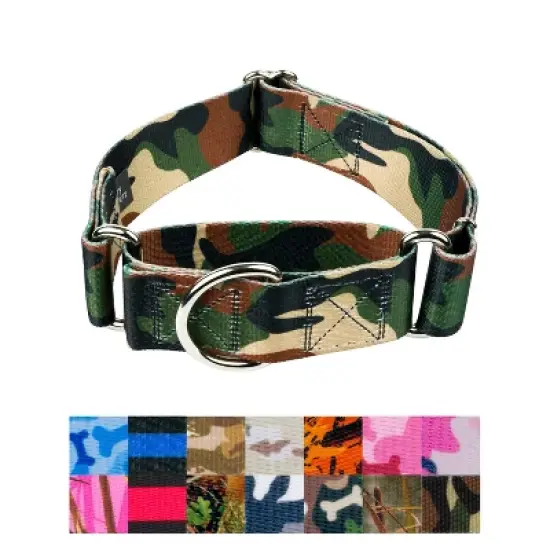 Country Brook Petz HossFit Jr Wide Martingale Dog Collar - Camouflage Collection image {9}