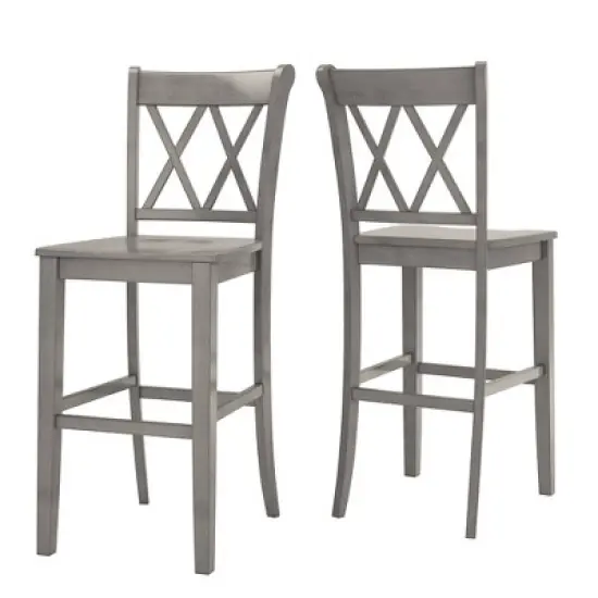 Set of 2 29" South Hill Double X Back Barstools - Inspire Q image {12}