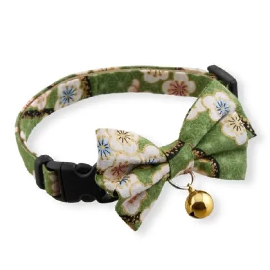 Necoichi Hanami Bow Tie Cat Collar image {2}