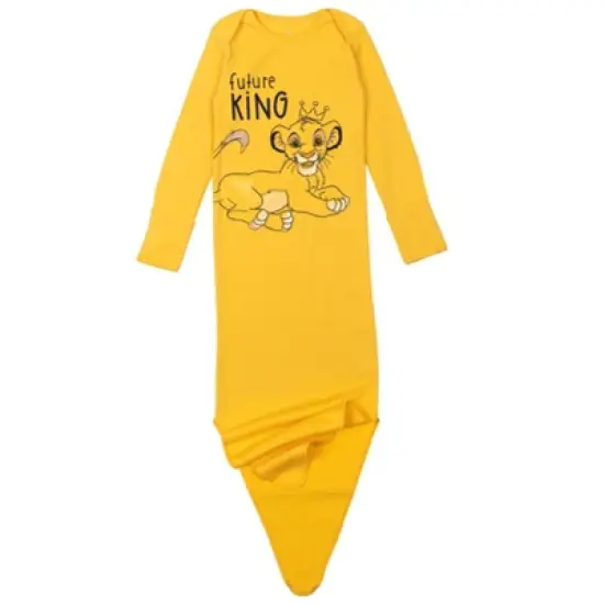 Disney Lion King Simba  Sleeper Gown and Hat  Newborn to Infant image {3}