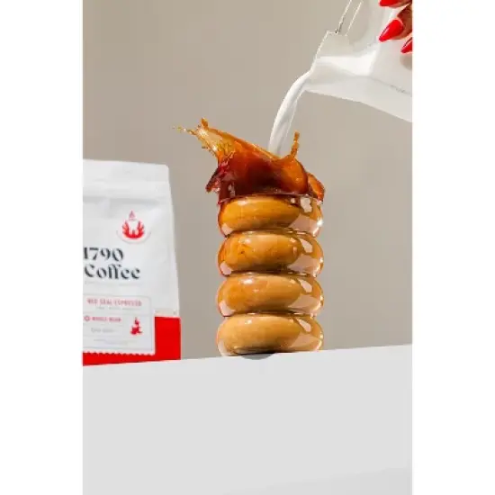 1790 Coffee Red Seal Espresso Dark Roast Whole Bean Coffee &ndash; 12 oz image {3}